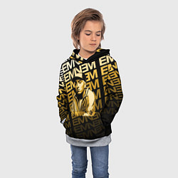 Толстовка-худи детская Eminem, цвет: 3D-меланж — фото 2