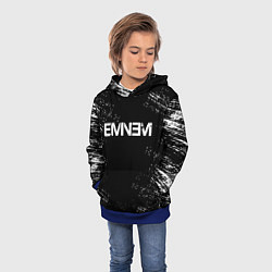 Толстовка-худи детская EMINEM, цвет: 3D-синий — фото 2