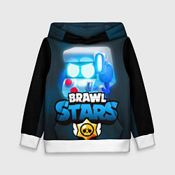 Толстовка-худи детская BRAWL STARS 8 BIT, цвет: 3D-белый