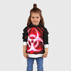 Толстовка-худи детская Plague Inc ShB Oko, цвет: 3D-белый — фото 2