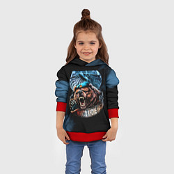 Толстовка-худи детская Никто кроме нас, цвет: 3D-красный — фото 2