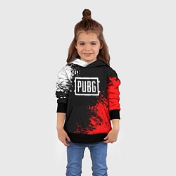 Толстовка-худи детская PUBG, цвет: 3D-черный — фото 2