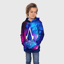 Толстовка-худи детская ASSASSINS CREED, цвет: 3D-синий — фото 2