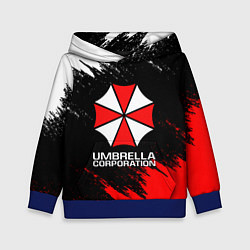 Толстовка-худи детская UMBRELLA CORP, цвет: 3D-синий