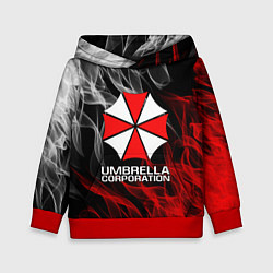 Толстовка-худи детская UMBRELLA CORP, цвет: 3D-красный