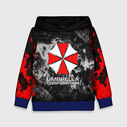 Толстовка-худи детская UMBRELLA CORP, цвет: 3D-синий