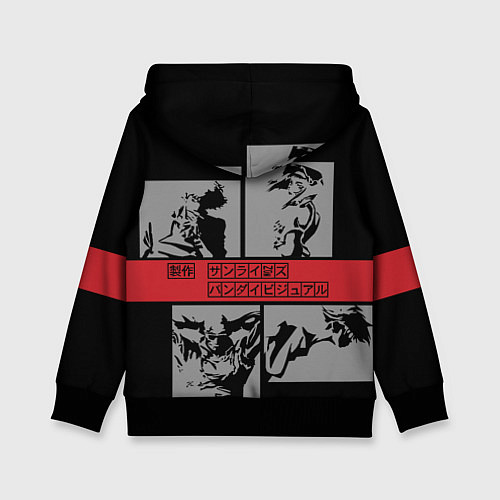 Детская толстовка Cowboy Bebop anime / 3D-Черный – фото 2