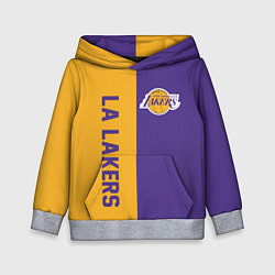 Толстовка-худи детская LA LAKERS, цвет: 3D-меланж