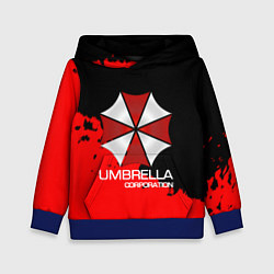 Толстовка-худи детская UMBRELLA CORP, цвет: 3D-синий