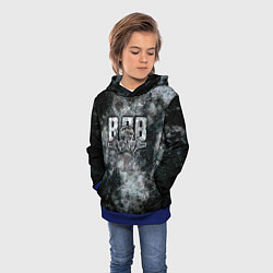 Толстовка-худи детская ВДВ, цвет: 3D-синий — фото 2