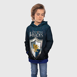 Толстовка-худи детская Heroes of Might and Magic, цвет: 3D-синий — фото 2