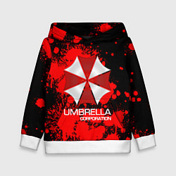 Толстовка-худи детская UMBRELLA CORP, цвет: 3D-белый