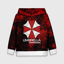 Толстовка-худи детская UMBRELLA CORP, цвет: 3D-белый