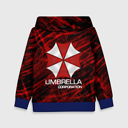 Толстовка-худи детская UMBRELLA CORP, цвет: 3D-синий