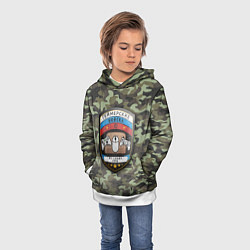 Толстовка-худи детская Геймерские войска, цвет: 3D-белый — фото 2