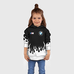 Толстовка-худи детская BMW БМВ, цвет: 3D-белый — фото 2
