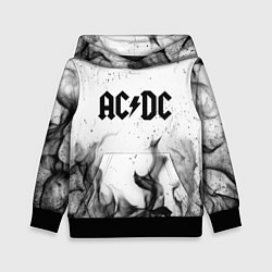 Толстовка-худи детская ACDC, цвет: 3D-черный