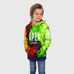 Толстовка-худи детская APEX LEGENDS, цвет: 3D-синий — фото 2