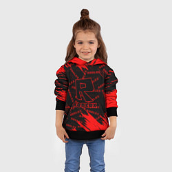 Толстовка-худи детская Roblox, цвет: 3D-черный — фото 2