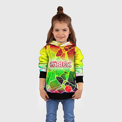 Толстовка-худи детская Роблокс, цвет: 3D-черный — фото 2