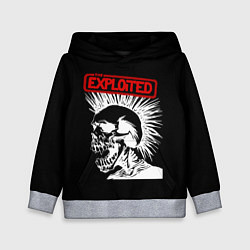 Толстовка-худи детская The Exploited, цвет: 3D-меланж