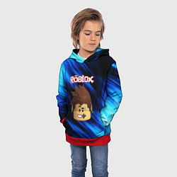 Толстовка-худи детская ROBLOX, цвет: 3D-красный — фото 2