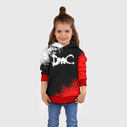 Толстовка-худи детская DEVIL MAY CRY DMC, цвет: 3D-красный — фото 2
