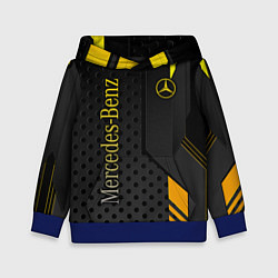Толстовка-худи детская Mercedes-Benz, цвет: 3D-синий