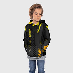 Толстовка-худи детская Mercedes-Benz, цвет: 3D-меланж — фото 2