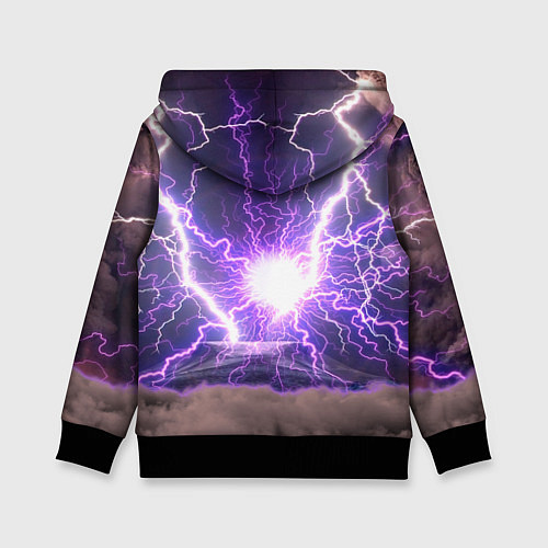 Детская толстовка Котушка Теслы / 3D-Черный – фото 2