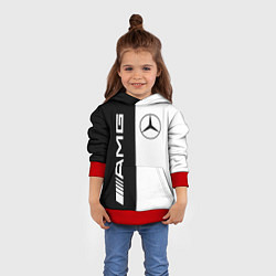 Толстовка-худи детская MERCEDES AMG, цвет: 3D-красный — фото 2