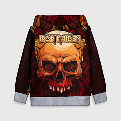 Толстовка-худи детская Iron Maiden, цвет: 3D-меланж