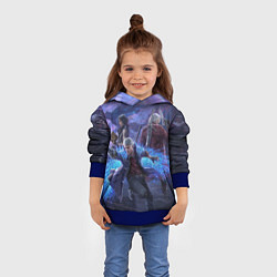 Толстовка-худи детская DEVIL MAY CRY, цвет: 3D-синий — фото 2