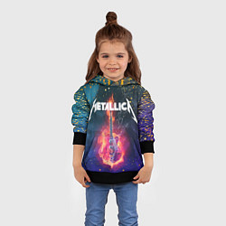 Толстовка-худи детская Metallicaспина, цвет: 3D-черный — фото 2