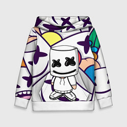 Толстовка-худи детская MARSHMELLO, цвет: 3D-белый