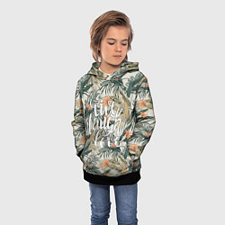 Толстовка-худи детская Live laugh love, цвет: 3D-черный — фото 2