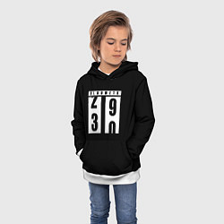 Толстовка-худи детская OLDOMETR 30 лет, цвет: 3D-белый — фото 2