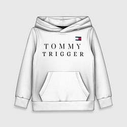 Толстовка-худи детская Tommy Hilfiger , Tommy trigger, цвет: 3D-белый