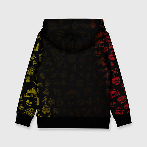 Детская толстовка Fortnite Durrr Burger / 3D-Черный – фото 2