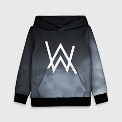 Толстовка-худи детская Alan Walker, цвет: 3D-черный