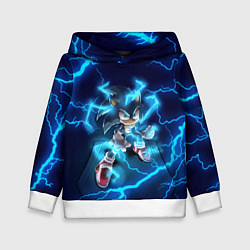 Толстовка-худи детская СОНИК, цвет: 3D-белый