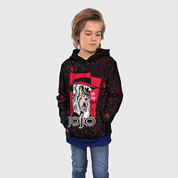 Толстовка-худи детская JoJo Bizarre Adventure, цвет: 3D-синий — фото 2