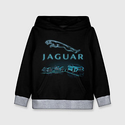 Толстовка-худи детская Jaguar, цвет: 3D-меланж