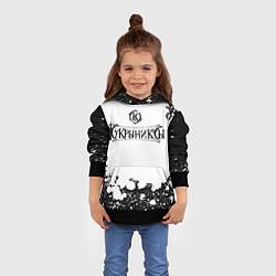 Толстовка-худи детская Кукрыниксы Лого, цвет: 3D-черный — фото 2