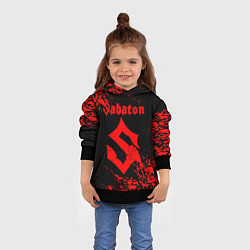 Толстовка-худи детская SABATON, цвет: 3D-черный — фото 2