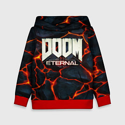 Толстовка-худи детская DOOM: ETERNAL, цвет: 3D-красный