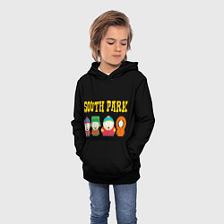 Толстовка-худи детская South Park, цвет: 3D-черный — фото 2