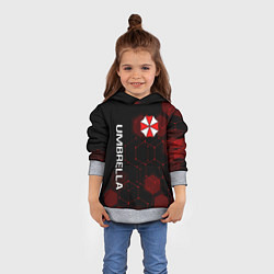 Толстовка-худи детская UMBRELLA CORP, цвет: 3D-меланж — фото 2