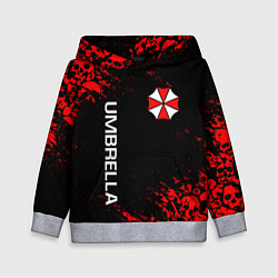 Толстовка-худи детская UMBRELLA CORP, цвет: 3D-меланж