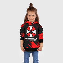 Толстовка-худи детская Umbrella Corporation, цвет: 3D-черный — фото 2